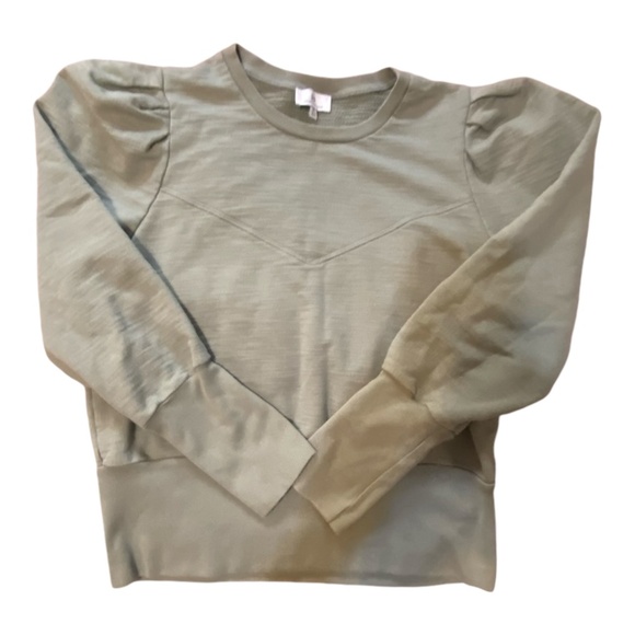 AG Adriano Goldschmied puffsleeve yoke sweatshirt.** Sz XL** - Picture 8 of 16